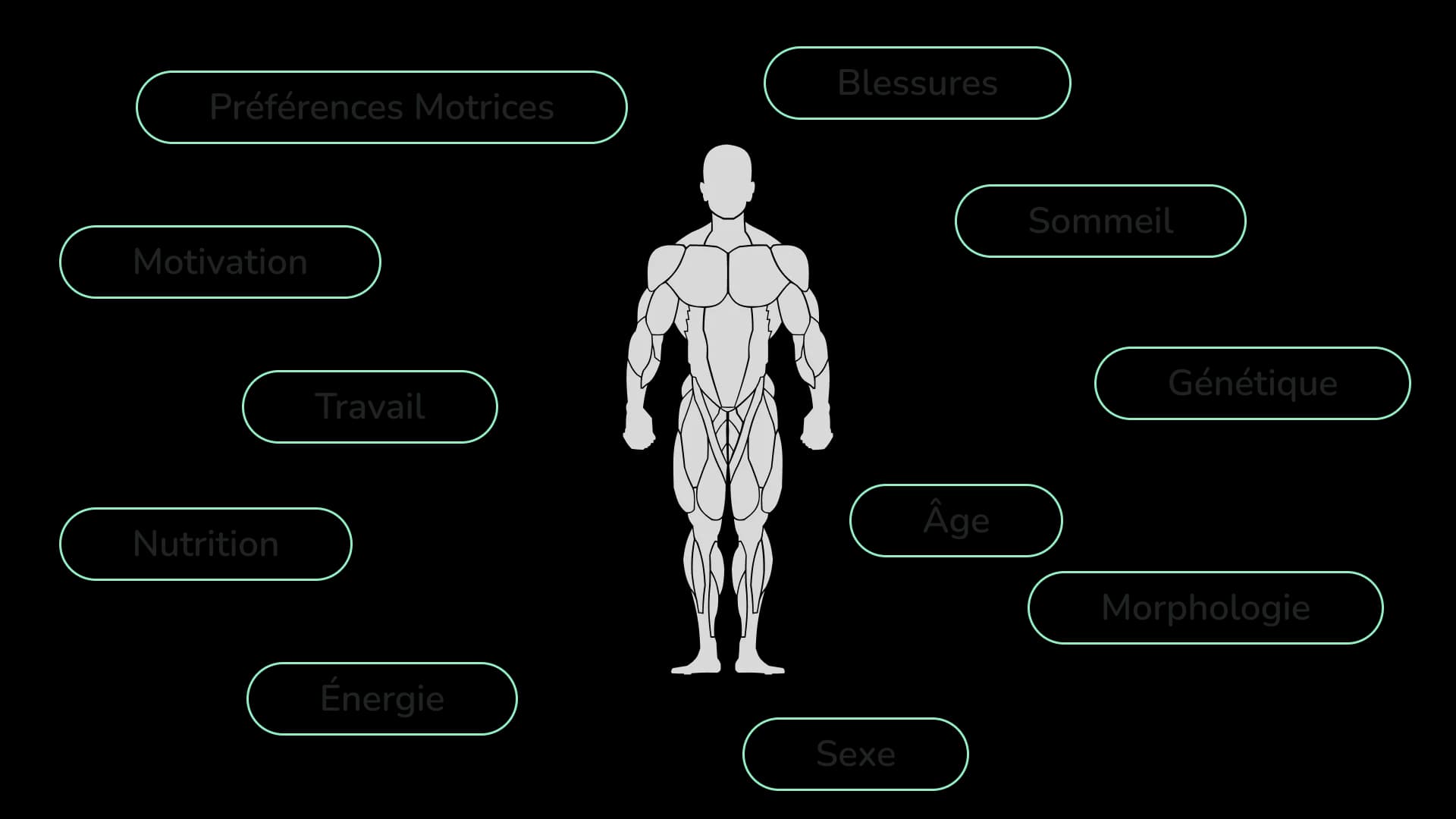 Illustration de l'individualisation de l'entrainement
